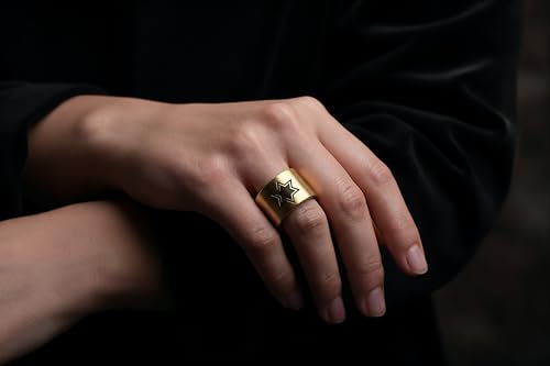 Bague Étoile de David en or brossé, l'excellence du bijou religieux - 5