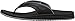 New Balance Men's Recharge Thong Sandal, Black/Grey, 11 D US