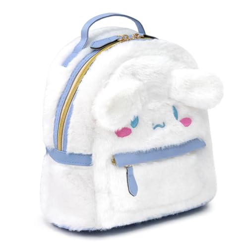 Image of KIEAL Blue Kids Backpack, Kawaii Stuff Plush Backpack, Adorable Bag Handbag for Girls Kids Fans Birthday Present School Supplies