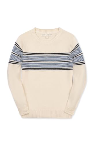 Image of Hope & Henry Boys' Long Sleeve Crew Neck Pullover Sweater