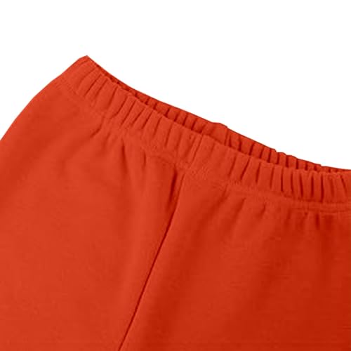 Fleece Lined Leggings for Girls Plain Skinny Thick Thermal Pants Elastic Waist Soft Cozy Winter Warm Trousers2