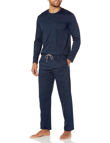 BOSS Men's Prime Soft Cotton Shirt and Pant Lounge Set