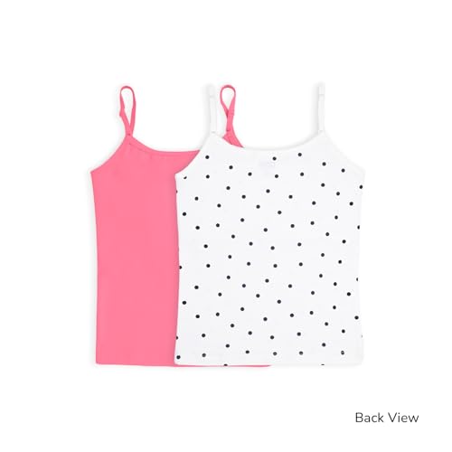 Image of YouGotPlanB Cotton Padded Camisole | Pack of 2 | Ages 8-16 Years | Built-in Light Padding | Full Coverage | Ideal for School