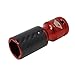 CTA Tools 4253 Metric Lug Socket 21mm with Carbon Fiber Sleeve for Car Maintenance Tools, Includes Finger-Width Divot for Easy Use, Red Color-Coded, Compatible with ½-Inch Drive Tools