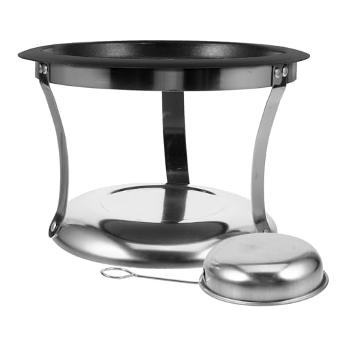 Set Di 6 Padelle Riscaldanti in Acciaio Inossidabile Per Buffet Con Coperchio Per Fornello Grigliato E Vassoi Di Servizio Divisi Per Piatti Da Buffet