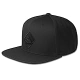 urban ace | Cap, Kappe | Herren Damen | Snapback Verschluss, verstellbar | 100% Baumwolle Outdoor Running Sport Freizeit Basecap Loch Kappe Männer Frauen (Black Logo)