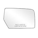 Fit System 80211 Ford Expedition Right Side Power Replacement Mirror Glass with Backing Plate