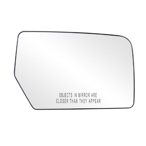 Passenger Side Non-heated Mirror Glass w/backing plate, Ford Expedition (w/o Blind Spot), 5 5/8