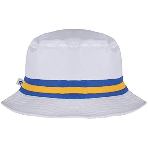 fan originals Bucket Hat - White Blue Yellow Leeds United Colours L/XL Cover