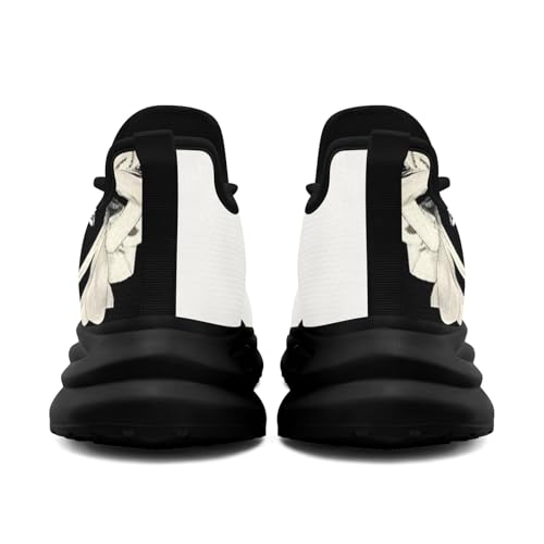 Lightweight Mesh Running Shoes for Men & Women, Breathable Comfortable Stylish Floral Sneakers for Gym Workouts3