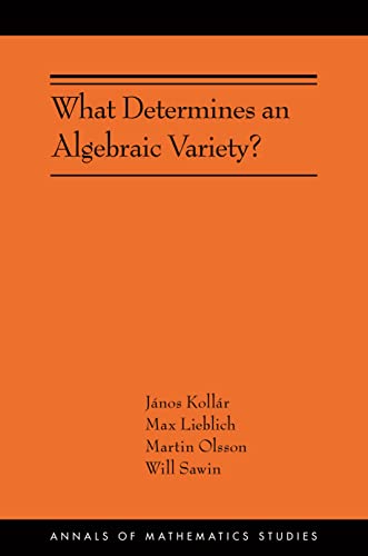 What Determines an Algebraic Variety? view 2