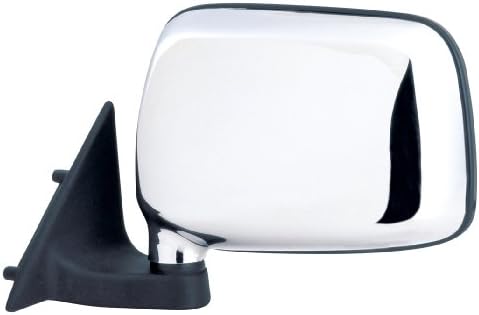 Fit System Passenger Side Mirror for Mazda Pick-Up, Chrome, Foldaway, Manual image 4