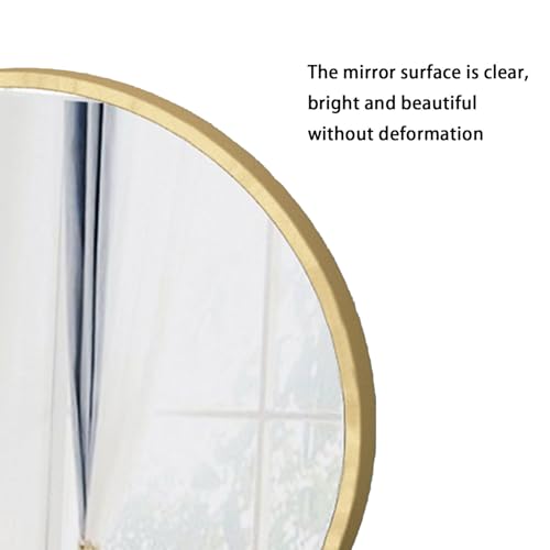 Espejo redondo de pie con base resistente y 30 cm de diámetro para afeitado 4