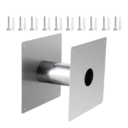 Doigt mural en acier inoxydable à double paroi - Isolé direct - Dimble mural 2,36 pouces réglable ignifuge