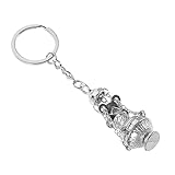 PartyKindom Ciondolo Per Bruciatore Di Incenso Ciondolo Chiave Portachiavi Bruciatore Fidanzato Delicato Pendente Detentore Di Incenso Portachiavi Carino Keychain Catena Chiave Metallo