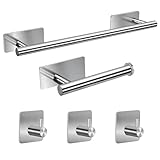 Yesaler Autoadhesivo Juego de Toallero de Baño Juego de Herrajes de Baño de...