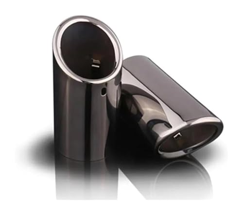 Silenciador de escape de acero inoxidable con acabado negro para Skoda Yeti y Octavia