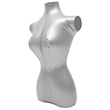 Mikikit Weibliche Halbfigur Schaufensterpuppe Aufblasbar Kleidung Display Modell Für Hemden Kleider Shirts Kleidungsladen Präsentation