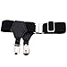 Mr.Fashion Anti-wrinkle and anti-slip hoist clip garter belt calf ring sock clip double head garter clip sock buckle one pair (ended gourd clamp-burgundy)