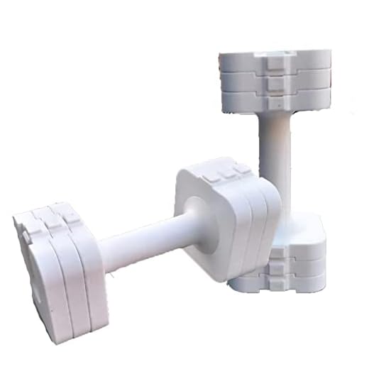 2 Smart Adjustable Dumbbell For Women Set (White) 2.2-11LB,Patent: D988438S