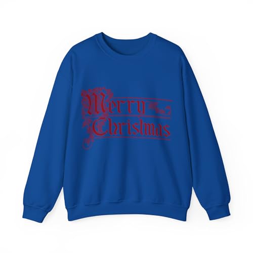 Pull de Noël imprimé rouge et bleu marine Small : le cadeau festif parfait