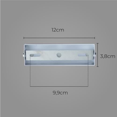 Arandela Tubo Cilindro 30cm 2 Fachos P/ 2 LED MR11 St2773 (Dourado)