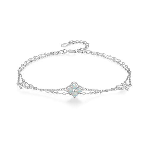 Bracelet trèfle 4 feuilles femme, le cadeau idéal et symbolique
