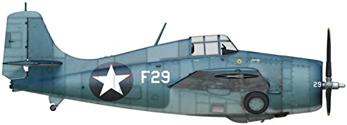 Maqueta F4F-4 Wildcat Almabbie ADL70048 avión militar US Navy de plástico escala 1/72 3