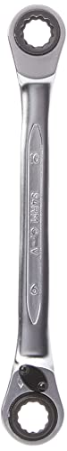 Bahco IRS4RM-8-11 Llave CARRACA Doble Plana 8-11, 8 mm/9 mm/10 mm/11 mm