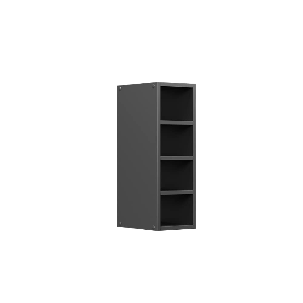 Vicco Pensile R-Line, Antracite, 20 cm, per la libera combinazione all'interno di sistemi cucina modulari