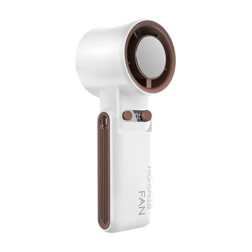 Ventilador Eléctrico Portátil,Ventilador Portátil Con 100 Velocidades | Aire Frío Enfriador Recargable Plegable 4000mAh para Playa Camping Viaje Senderismo Exteriores Interiores Casa y