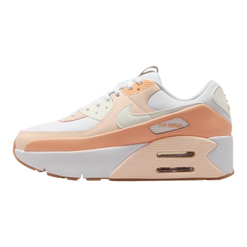 Nike Air Max 90 LV8 Women's Shoes (White/Barely Orange/Orange Chalk/Sail)