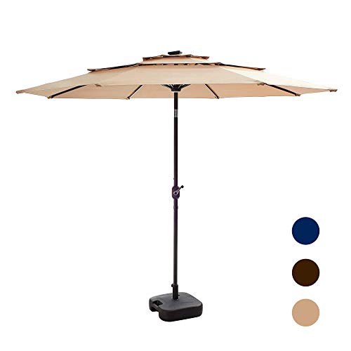 Best Choice Products Fillable Plastic Patio Umbrella Base Stand, Pole