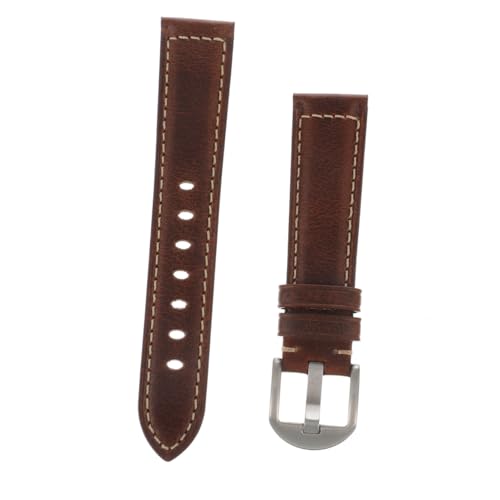 Bracelet de montre cuir lisse facile à installer et ajustable Mipcase