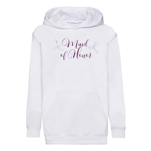 Sweat à Capuche Enfant Maid of Honor Souvenir Unique de Votre Union