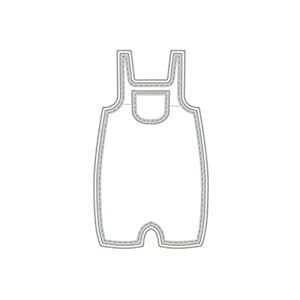 Shntig Säuglingskleidung Strampler Schneidvorlagen Set