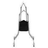 Mofun 27' Height Passenger Backrest Detachable Sissy Bar Compatible with Harley Touring Road Street Electra Glide Road King 1997-2008 Chrome