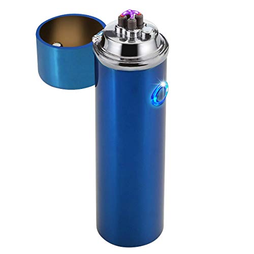 Kivors Dual Plasma Arc Lighter USB Rechargeable Windproof Electrical Plasma Beam Arc Lighter