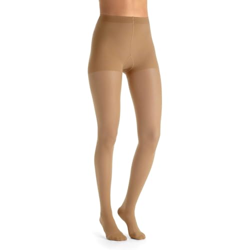 Image of JOBST UltraSheer Waist-High Compression Stockings for Women - Closed Toe - Medical Compression 20-30 mmHg - For Varicose and Spider Veins - Helps Prevent Swelling