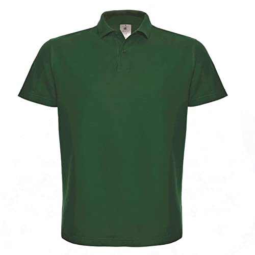 Polo de manga corta mujer B&C ID.001 camiseta deporte verano azul L 4