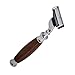 Union Razors SS4RZ Razor with Wood Handle - Brown