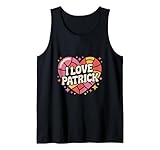 Montrez votre amour pour Patrick avec ce design de cœur accrocheur. Il est parfait si vous voulez exprimer votre affection d'une manière audacieuse et colorée. Faites savoir à tout le monde combien Patrick compte pour vous.