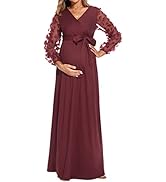 light pink chiffon dress Light Pink Ruffle Shoulder V-Neck Chiffon Gown