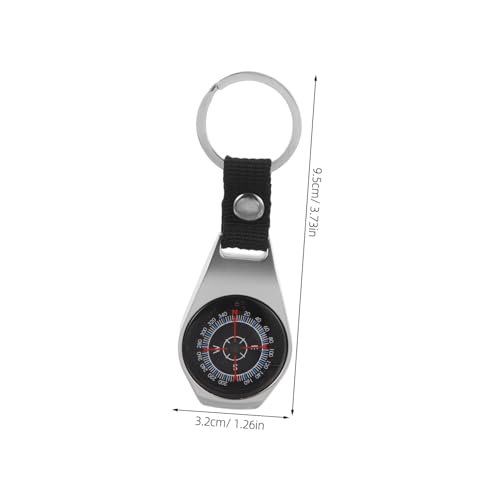 Brújulas de aleación de zinc LIOOBO 2 piezas para camping miniatura 2
