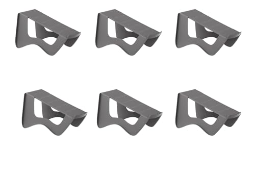 I-K-E-A MURVEL Shoe Organizer Rack Display Holder Stand Plastic Lightweight Gray, 4 Pack