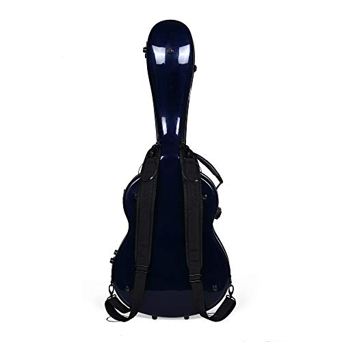 Crossrock Dreadnought Acoustic Guitar Flight Case, 100% Carbon Fiber Hard Shell With Backpack And Protective Cover(Crf6020Dnvbl) #TOP1