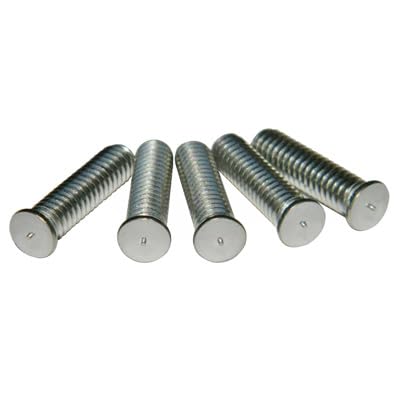 1/4"-20 x 3/4" CD Welding Studs, Flanged Capacitor Discharge Stud Welder Screws, Stainless Steel 18-8, Pack of 200