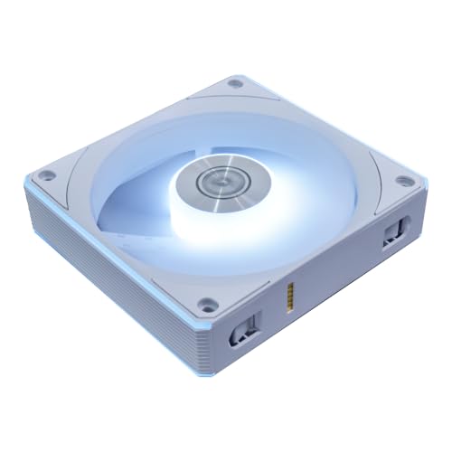 Image of Lian Li UNI Fan CL Flex 120, Reverse Blade ARGB Fan, Single Pack, White