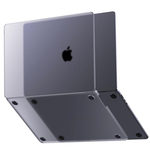 Image of Soonjet Invisible Armor for MacBook Air 15 inch Case M5 M4 M3 M2 2026-2023 | 100% Color Match, Space Gray Clear Matte, Protective Hard Shell, Laptop Cover, Ultra Thin, Anti Crack & Fingerprint & Scratch