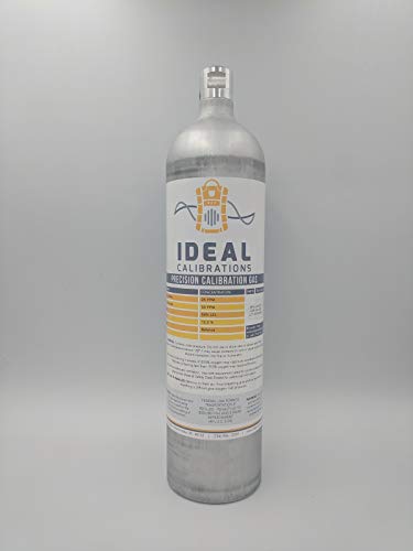 4-Gas Blend for RKI GX-2001, GX-2003, GX-2009, GX-2012, GX-3R,...